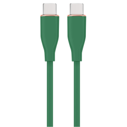 CABLE DE CARGA Y DATOS GEMBIRD PD TIPO C SILICONA ALTA CALIDAD 15M VERDE