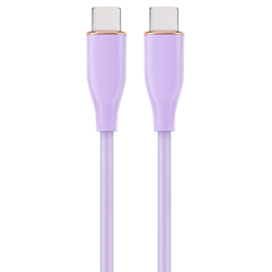 CABLE DE CARGA Y DATOS GEMBIRD PD TIPO C SILICONA ALTA CALIDAD 15M MORADO