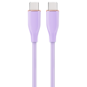 CABLE DE CARGA Y DATOS GEMBIRD PD TIPO C SILICONA ALTA CALIDAD 15M MORADO