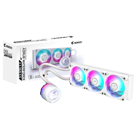 REFRIGERACION LIQUIDA CPU GIGABYTE AORUS WATERFORCE 360 BLANCO ARGB