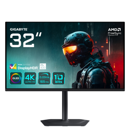MONITOR GAMING GIGABYTE MO32U 315 4K UHD 165Hz OLED