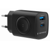 CARGADOR GEMBIRD 2 1 USB CARGA RAPIDA APPLE WATCH NEGRO