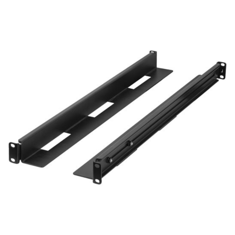 KIT CARRIL LANBERG RACK 19 DESLIZANTE 650 1090MM NEGRO