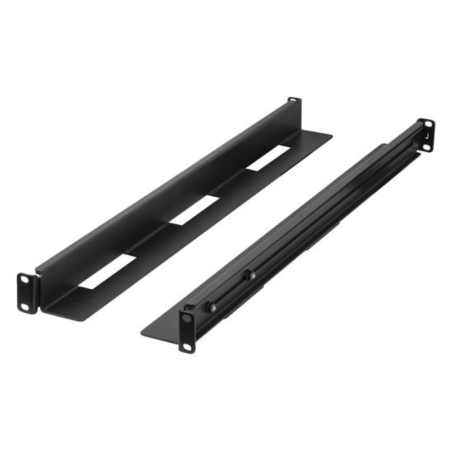 KIT CARRIL LANBERG RACK 19 DESLIZANTE 650 1090MM NEGRO
