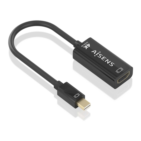 CONVERSOR AISENS MINI DP M A HDMI H 4K60HZ NEGRO 15CM