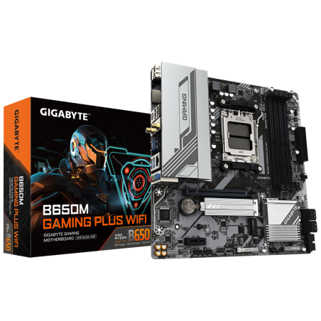PLACA BASE GIGABYTE B650M GAMING PLUS WIFI DDR5