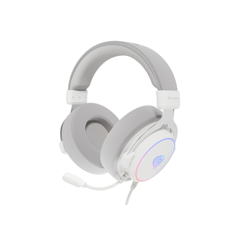 AURICULARES GAMING GENESIS 71 USB NEON 764 RGB BLANCO