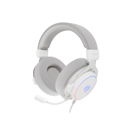 AURICULARES GAMING GENESIS 71 USB NEON 764 RGB BLANCO