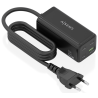 CARGADOR GAN AISENS SOBREMESA 100W 3XUSB C PD30 QC40 QC50 USB A QC30