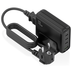 CARGADOR GAN AISENS SOBREMESA 140W 3XUSB C PD31 QC40 QC50 USB A QC30