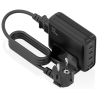 CARGADOR GAN AISENS SOBREMESA 140W 3XUSB C PD31 QC40 QC50 USB A QC30