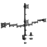 SOPORTE AISENS MESA ECO GIRATORIO INCLINABLE 4 MONITORES 8KG 13 27