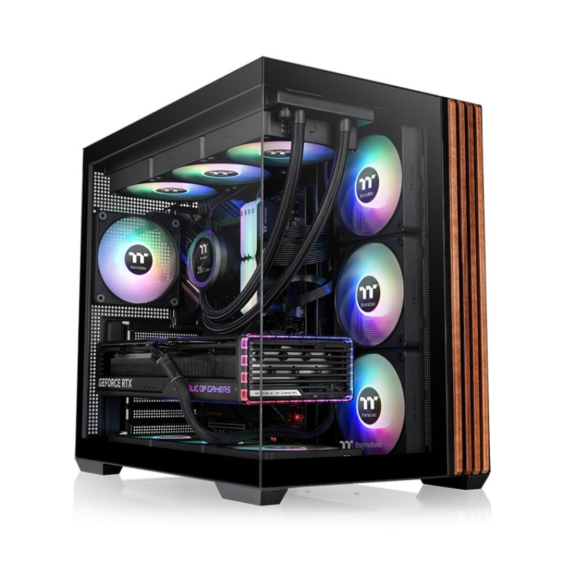 CAJA ATX THERMALTAKE VIEW 380 USB CX1 2XVENT120MM ARGB NEGRO S N FUENTE