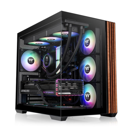 CAJA ATX THERMALTAKE VIEW 380 USB CX1 2XVENT120MM ARGB NEGRO S N FUENTE