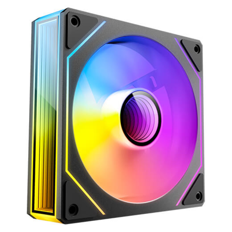 VENTILADOR CAJA ANTEC VISION ARGB 3X VENT REVERSE 120MM RGB NEGRO