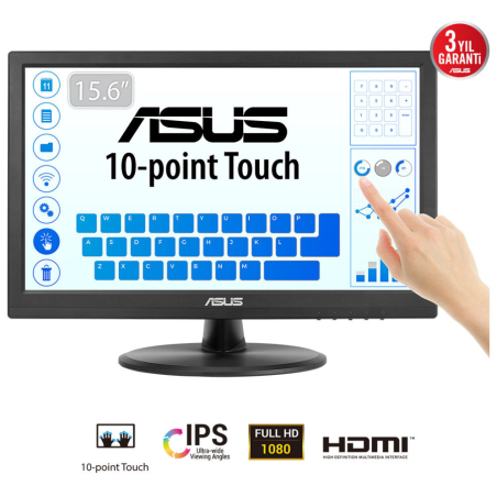 MONITOR TACTIL ASUS VT169HE 16 FHD IPS