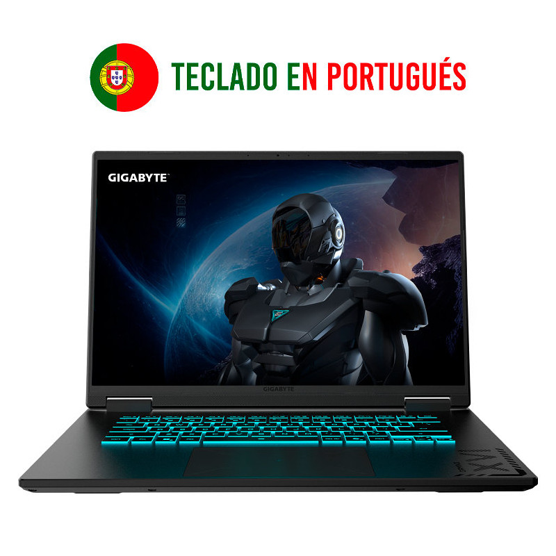 PORTATIL GIGABYTE A16 i7 13620H 16GB 1TB RTX5050 16 WUXGA FreeDOS