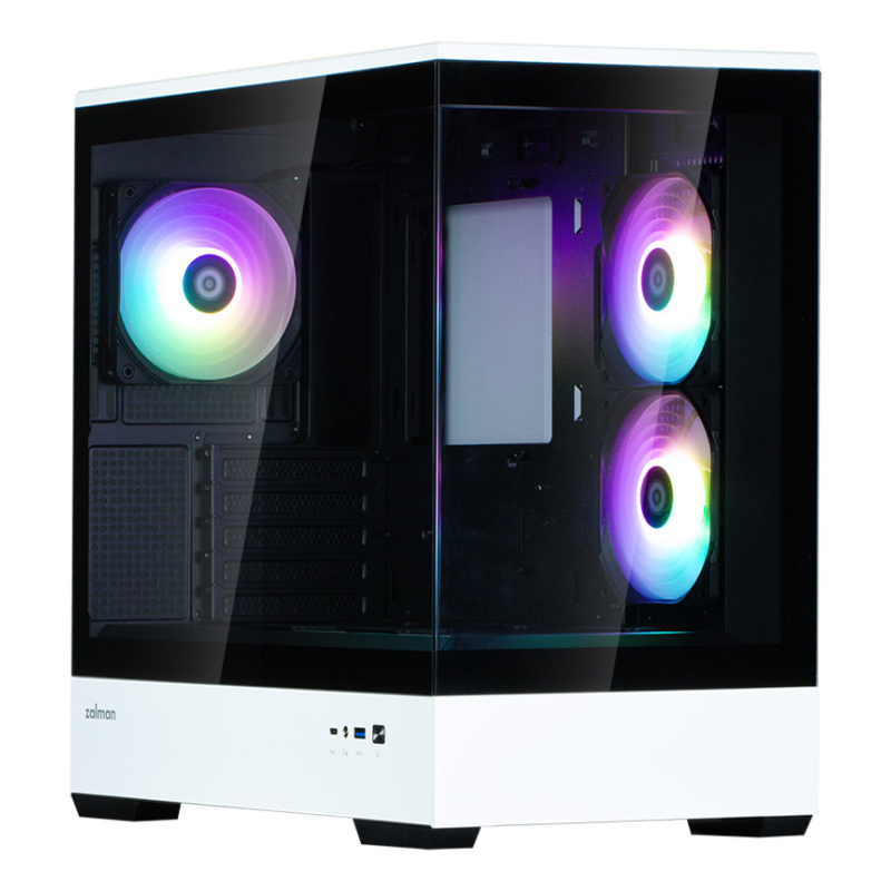 CAJA ZALMAN P30 MATX 3 X VENT 120MM ARGB 2XUSB 30 NEGRO S N FUENTE
