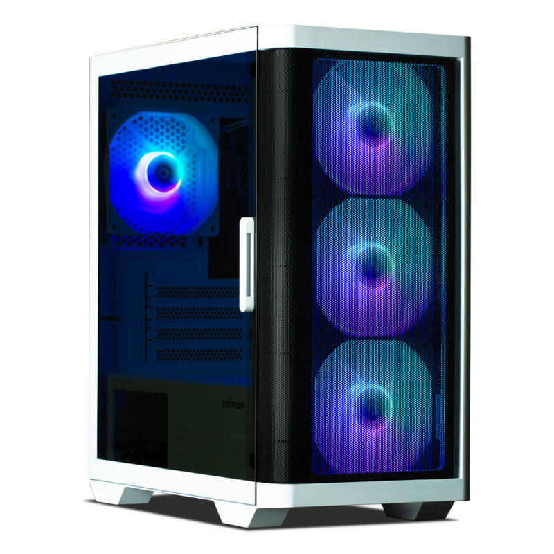 CAJA ZALMAN M4 MATX 4 X VENT 120MM ARGB 2XUSB 30 BLANCO S N FUENTE