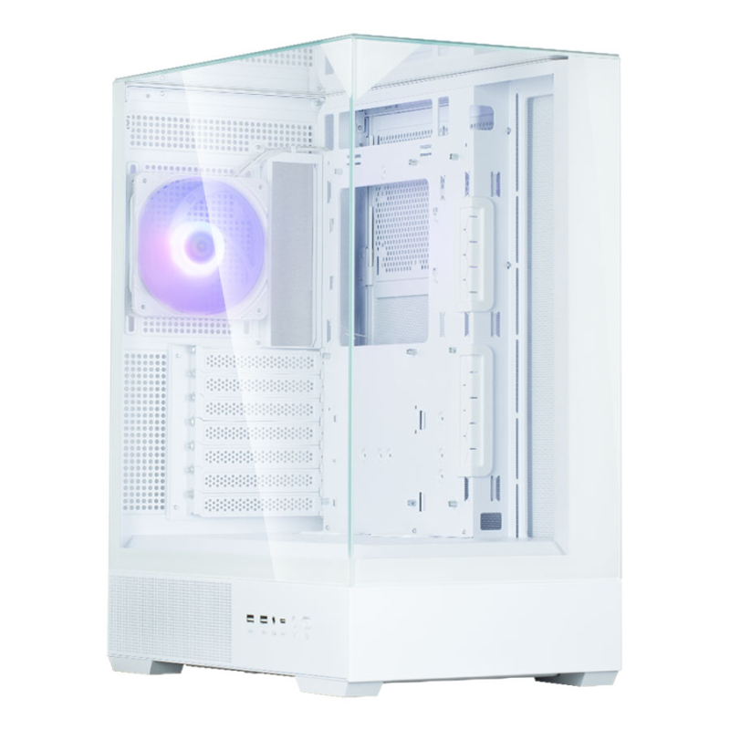 CAJA ZALMAN P40 PRISM ATX 3 XVENT 120MM ARGB 2XUSB 30 BLANCO S N FUENTE
