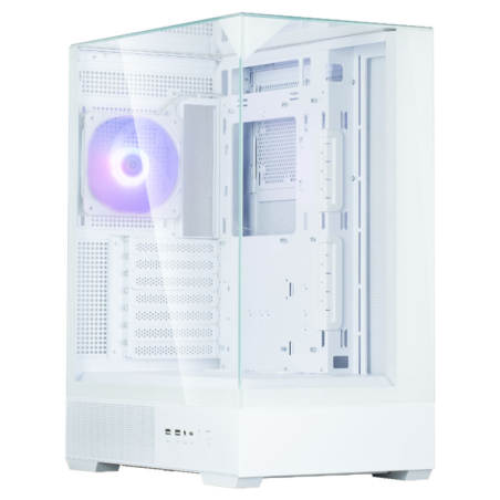 CAJA ZALMAN P40 PRISM ATX 3 XVENT 120MM ARGB 2XUSB 30 BLANCO S N FUENTE