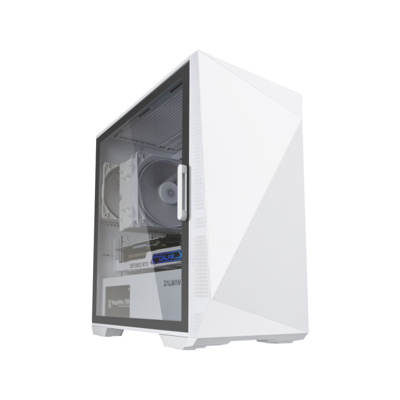 CAJA ZALMAN Z1 ICEBERG MICRO ATX 3XVENT 120MM 2XUSB 30 BLANCO S N FUENTE