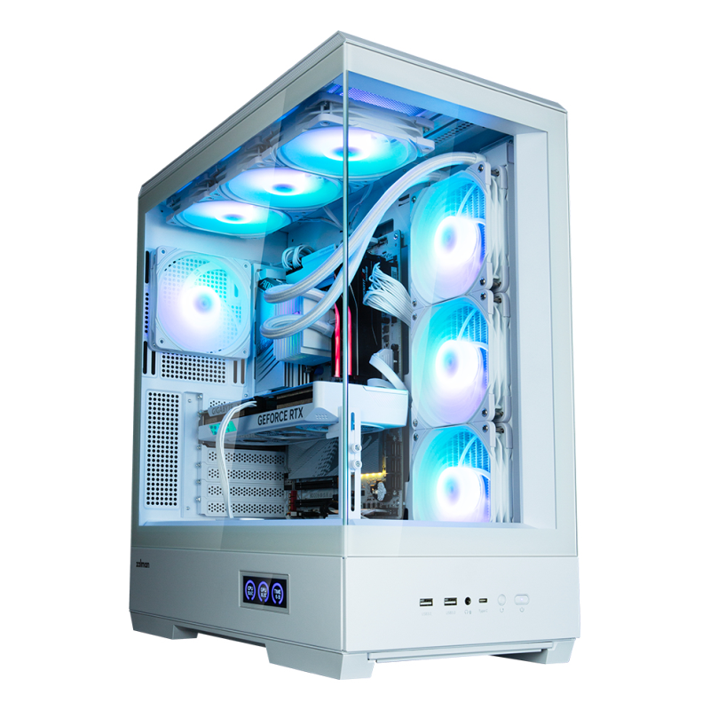 CAJA ZALMAN P50 DS ATX 4 XVENT 120MM ARGB 2XUSB 30 BLANCO S N FUENTE