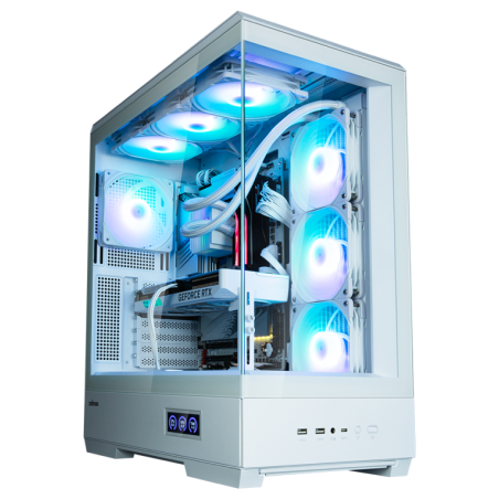 CAJA ZALMAN P50 DS ATX 4 XVENT 120MM ARGB 2XUSB 30 BLANCO S N FUENTE