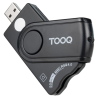 LECTOR TARJETAS TOOQ DNIE SIM SD TF USB A NEGRO