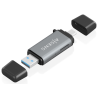 LECTOR TARJETAS AISENS SD MICRO SD MMC RS MMC MMC MICRO USBA USBC GRIS
