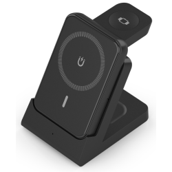 CARGADOR AISENS INALAMBRICO USB C 4 EN 1 15W MOVIL APPLE WATCH AURICULARES