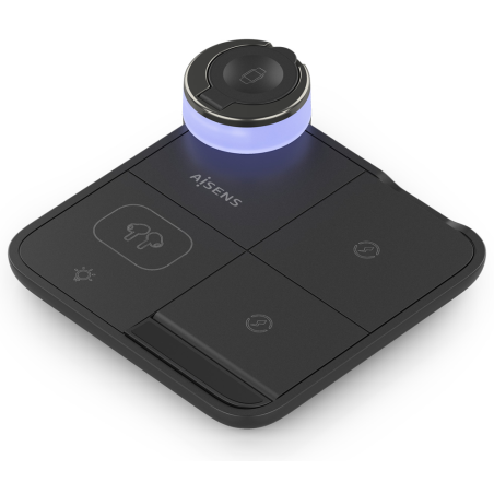 CARGADOR AISENS INALAMBRICO USB C 4 EN 1 15W MOVIL APPLE WATCH AURICULARES