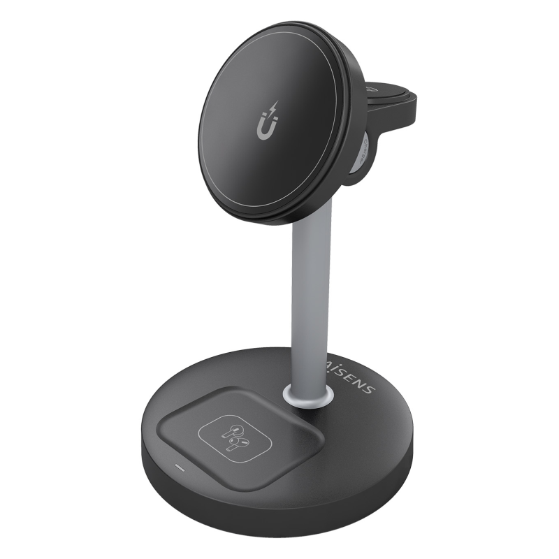CARGADOR AISENS INALAMBRICO USB C 4 EN 1 15W MOVIL APPLE WATCH AURICULARES