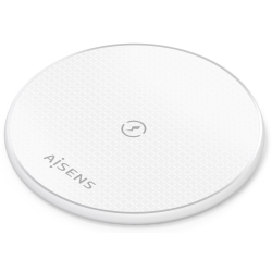 CARGADOR AISENS INALAMBRICO USB C 15W PARA MOVIL BLANCO