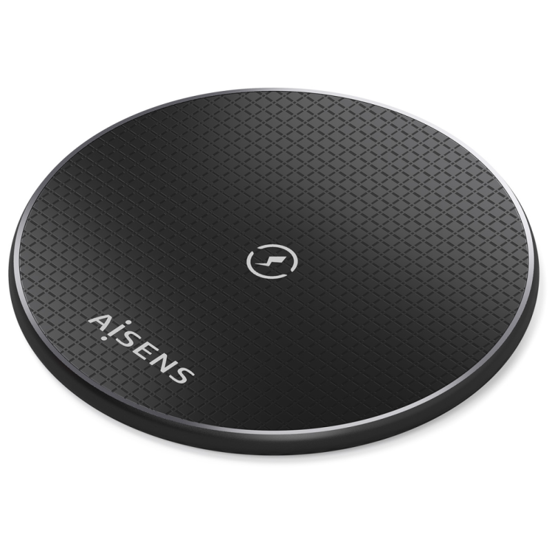 CARGADOR AISENS INALAMBRICO USB C 15W PARA MOVIL NEGRO