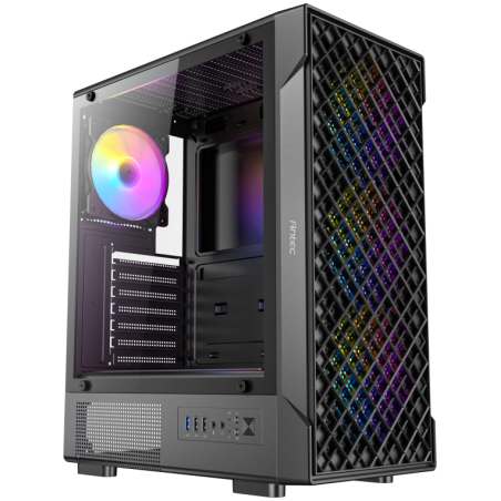 CAJA ANTEC VX 320 ATX 4 VENTILADORES ARGB NEGRA