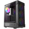 CAJA ANTEC VX 320 ATX 4 VENTILADORES ARGB NEGRA