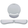 PACK SUBBLIM ERGO MEMORYFLEX REPOSAMUNECAS TECLADO Y RATON PLATA
