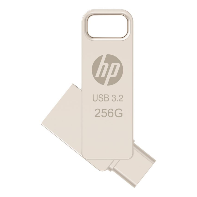 USB 32 HP 256GB X206C A OTG TIPO C METAL