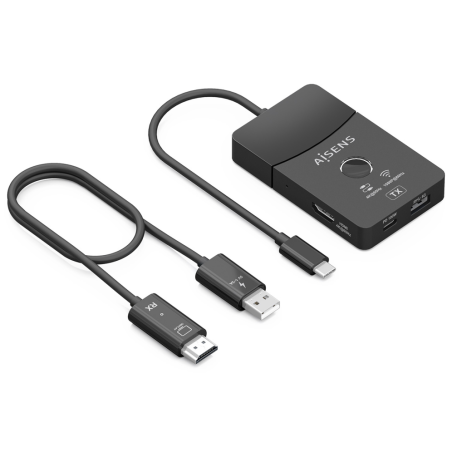 DOCKING AISENS USB C A HDMI 1080P60HZ INALAMBRICO HDMI 4K60HZ 2USB C USB PD 100W