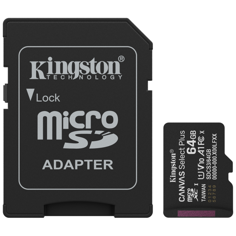 MICRO SD KINGSTON HC 64GB SDCS3