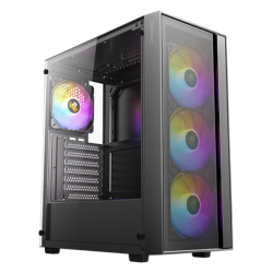 CAJA ANTEC AX65 ARGB ATX NEGRO 4XVENT 120MM 2XUSB SN FUENTE