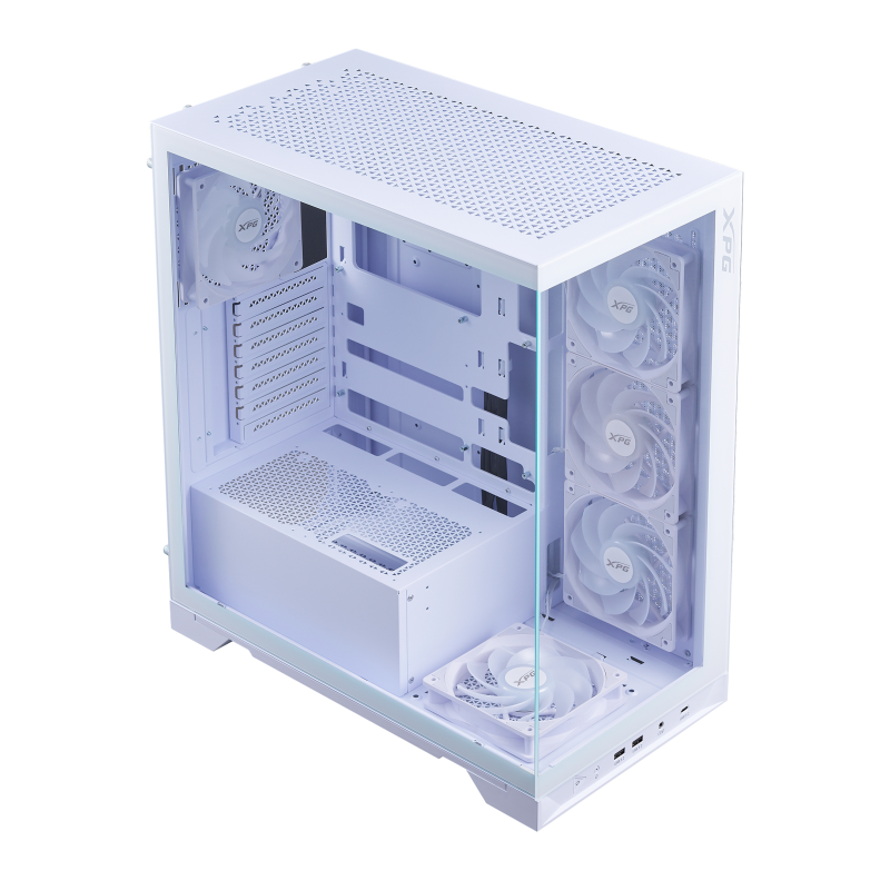 CAJA GAMING XPG INVADER X ATX 1XUSB C 2XUSB2 SIN FUENTE BLANCO