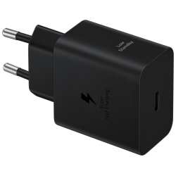 CARGADOR SAMSUNG USB C 45W NEGRO CON CABLE EP T4511XBEGEU