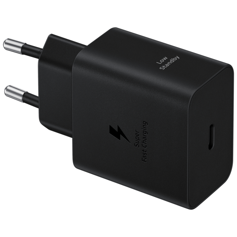 CARGADOR SAMSUNG USB C 45W NEGRO CON CABLE EP T4511XBEGEU