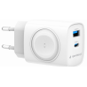 CARGADOR GEMBIRD 2 1 USB CARGA RAPIDA APPLE WATCH BLANCO