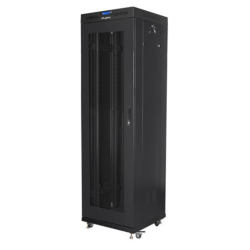 ARMARIO LANBERG RACK 19 42U 600X600 FLAT PACK V2 PUERTA MESH CON LCD NEGRO