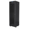 ARMARIO LANBERG RACK 19 42U 600X600 FLAT PACK V2 PUERTA MESH CON LCD NEGRO