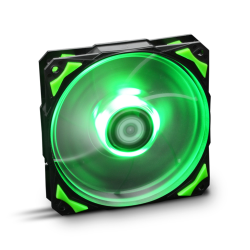 VENTILADOR CAJA NOX HUMMER H FAN LED 120MM NEGRO LED VERDE