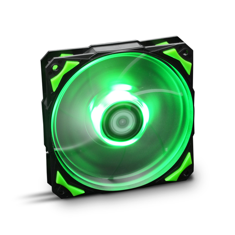 VENTILADOR CAJA NOX HUMMER H FAN LED 120MM NEGRO LED VERDE